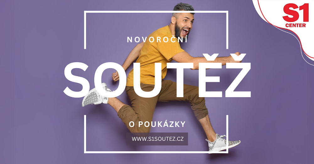 Soutěž o 10 poukázek na nákup do S1 Center Chomutov!